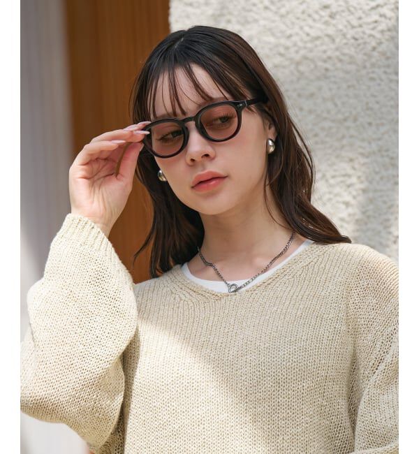  「【WEB限定】SUNCUTGlasses/UV100%CUT ウェリントン型 調光サングラス | 紫外線で色が変わる 紫外線対策」|サングラス|