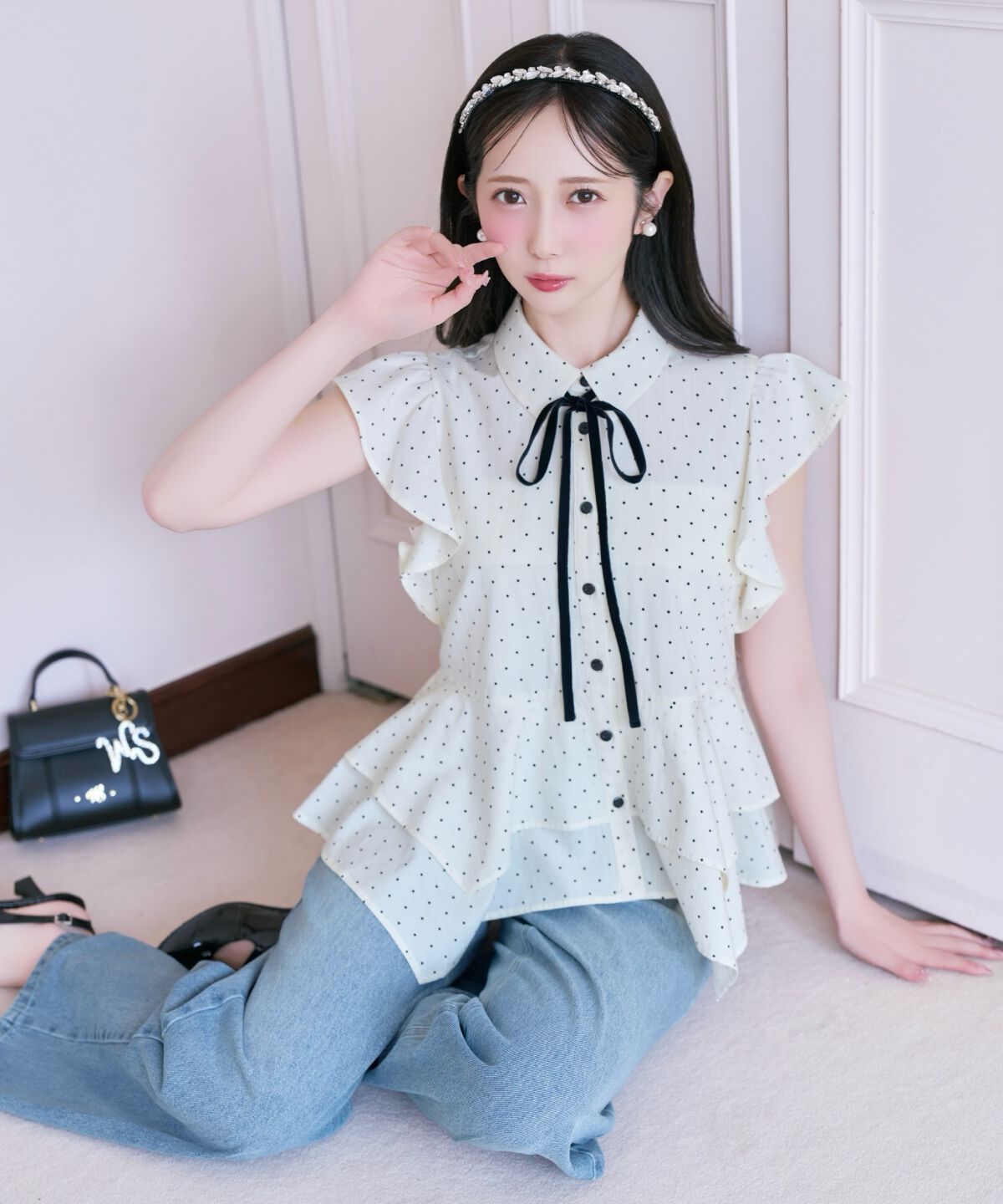 WILLSELECTION「ワイドデニムパンツ」|デニム|