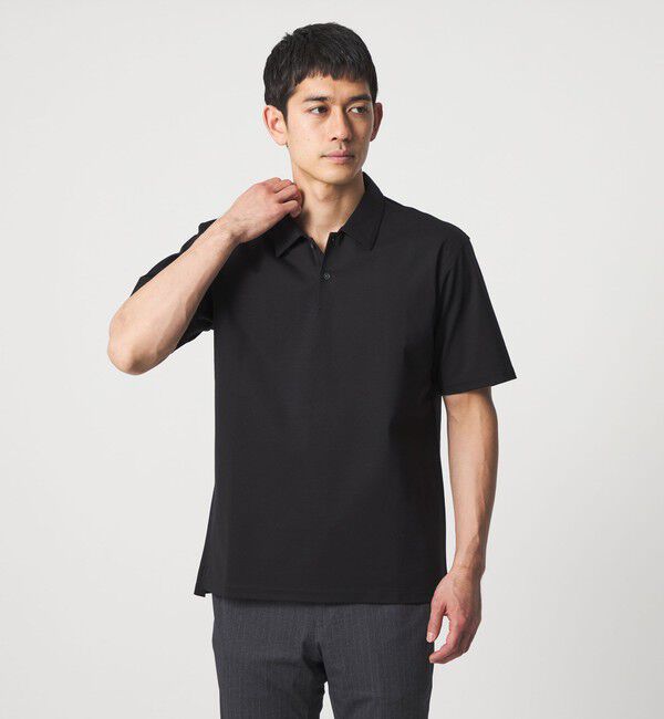 UNITED ARROWS「ポンチ ポロシャツ UA COZY 抗菌防臭 接触冷感」|Tシャツ・カットソー|
