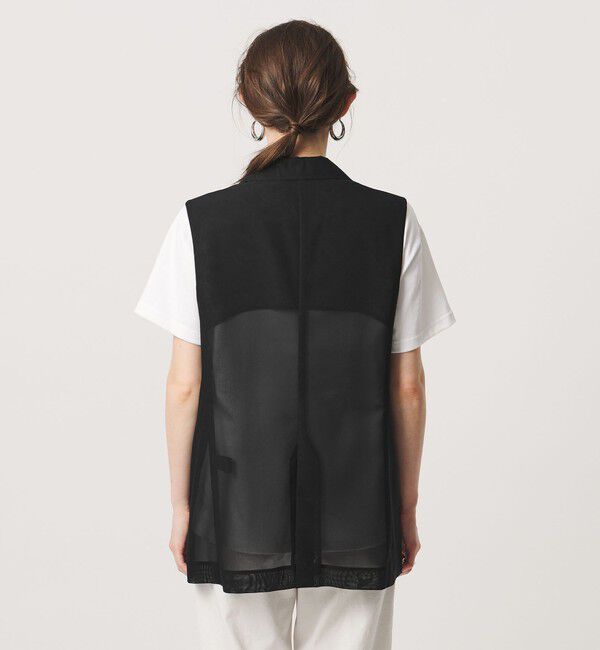 UNITED ARROWS「シアー ミドル ベスト ‐ウォッシャブル‐」|ベスト・ジレ|