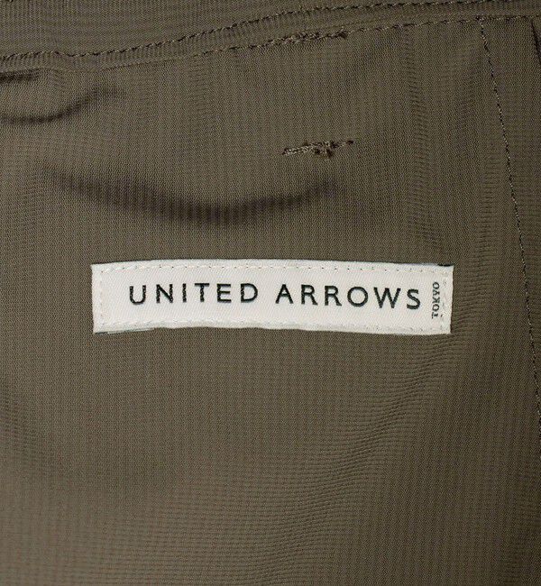 UNITED ARROWS「ナイロン/ポリウレタン エコニール 1プリーツ ハーフギャザー イージーパンツ タテヨコストレッチ」|チノ|
