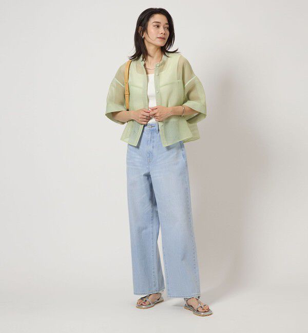 UNITED ARROWS green label relaxing「［size SHORT/TALLあり］ワイド デニム パンツ」|デニム|