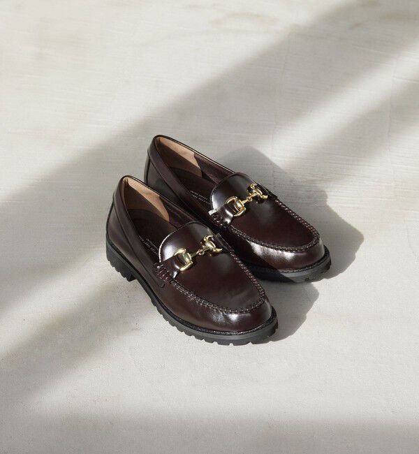 UNITED ARROWS green label relaxing「【結論シリーズ】クッショニーローファー ビット 撥水」|ローファー|DK.BROWN