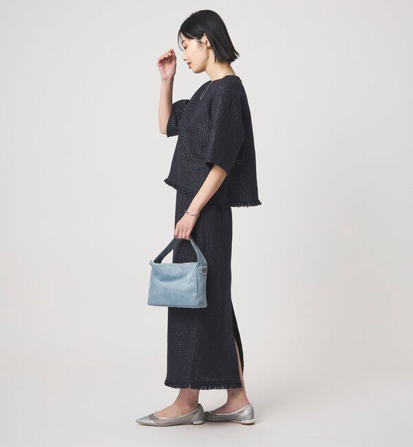 UNITED ARROWS green label relaxing「ラティス ツイードライク タイトスカート」|タイト|