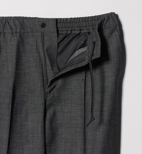UNITED ARROWS green label relaxing「TW リネン デニムライク 01 ワイド 1プリーツ スラックス セットアップパンツ」|スラックス|
