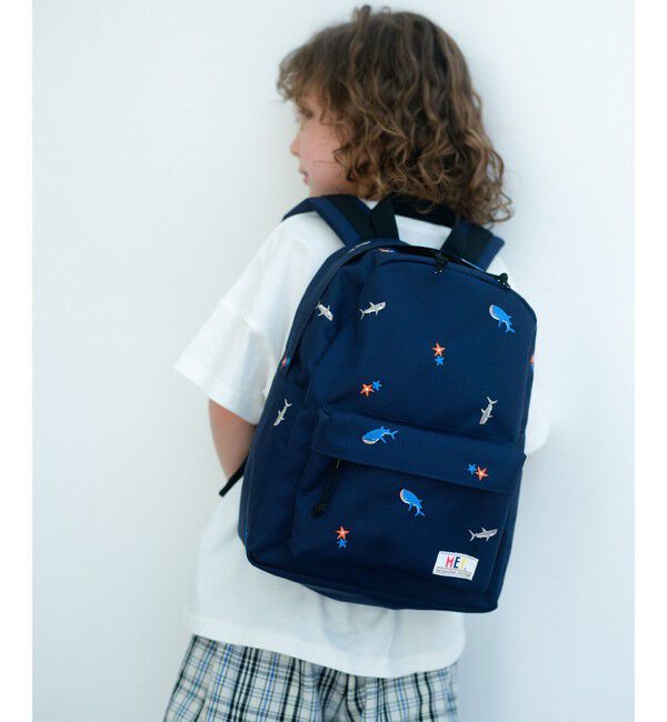 UNITED ARROWS green label relaxing「【別注】＜MEI＞デイパック M（シャーク） / キッズ / リュック」|リュック|NAVY