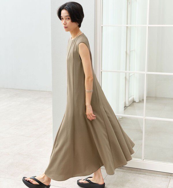 UNITED ARROWS green label relaxing「［size SHORT/TALLあり］ドライクロス ワンピース マシンウォッシャブル 通気性」|ワンピース|