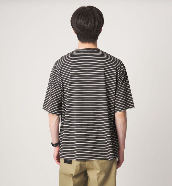 UNITED ARROWS green label relaxing「フェード ボーダー クルーネック 半袖 Tシャツ」|Tシャツ・カットソー|