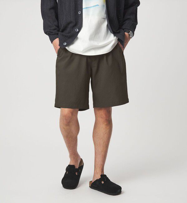 UNITED ARROWS green label relaxing「Dot Air ワイド ユーティリティー ショート パンツ ショーツ -ストレッチ-」|その他|OLIVE