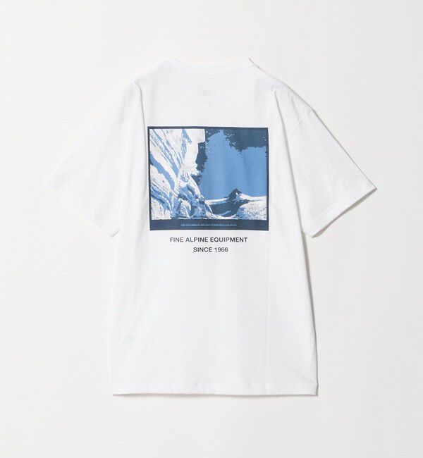 UNITED ARROWS green label relaxing「【WEB限定】＜THE NORTH FACE＞ロックウォール グラフィック 半袖 Tシャツ」|Tシャツ・カットソー|OFF WHITE
