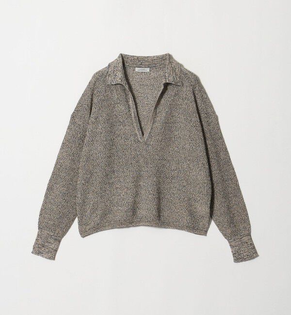 UNITED ARROWS green label relaxing「メランジ スキッパー ニット」|ニット・セーター|