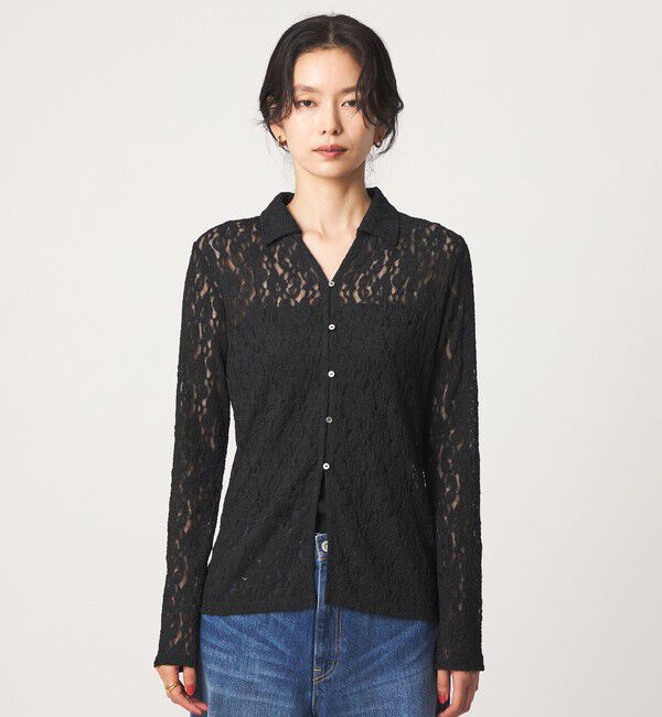 UNITED ARROWS green label relaxing「レース スキッパー カットソー」|Tシャツ・カットソー|