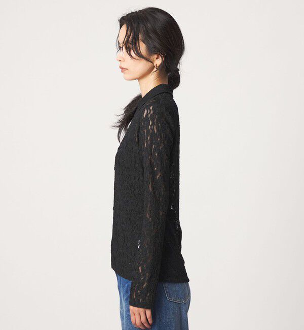 UNITED ARROWS green label relaxing「レース スキッパー カットソー」|Tシャツ・カットソー|