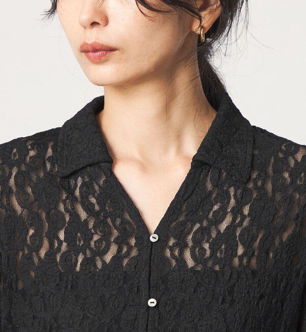 UNITED ARROWS green label relaxing「レース スキッパー カットソー」|Tシャツ・カットソー|