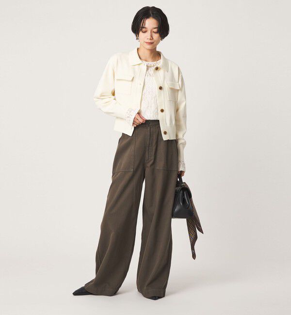 UNITED ARROWS green label relaxing「レース プルオーバー カットソー」|Tシャツ・カットソー|