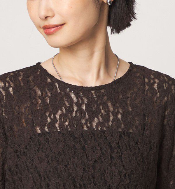 UNITED ARROWS green label relaxing「レース プルオーバー カットソー」|Tシャツ・カットソー|