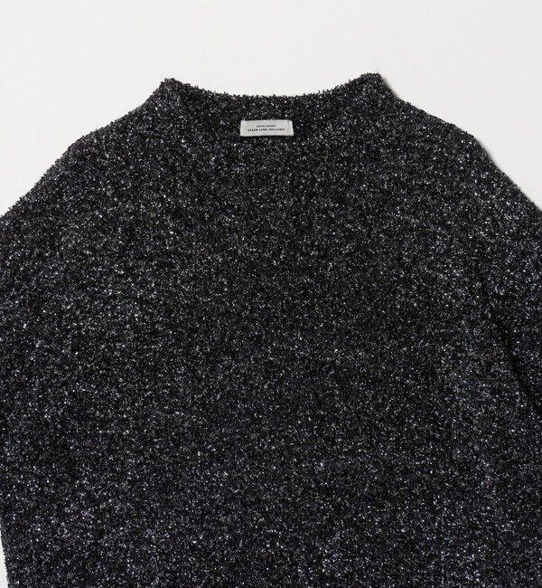 UNITED ARROWS green label relaxing「メタリック ハーフスリーブ プルオーバー ニット」|ニット・セーター|