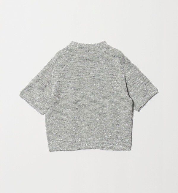 UNITED ARROWS green label relaxing「メタリック ハーフスリーブ プルオーバー ニット」|ニット・セーター|