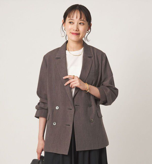 UNITED ARROWS green label relaxing「FAbRICA ダブルジャケット」|テーラードジャケット|MD.BROWN