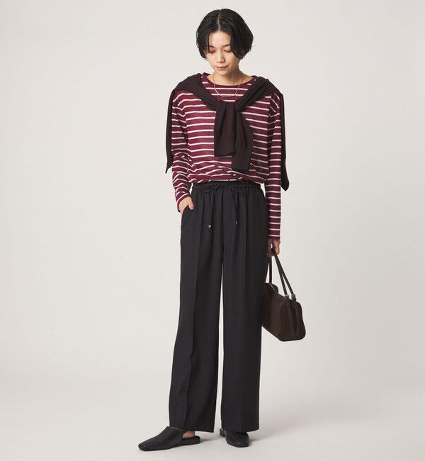 UNITED ARROWS green label relaxing「ニーハイフレアパンツ マシンウォッシャブル ストレッチ 帯電防止」|その他|