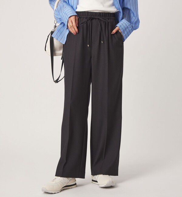 UNITED ARROWS green label relaxing「ニーハイフレアパンツ マシンウォッシャブル ストレッチ 帯電防止」|その他|