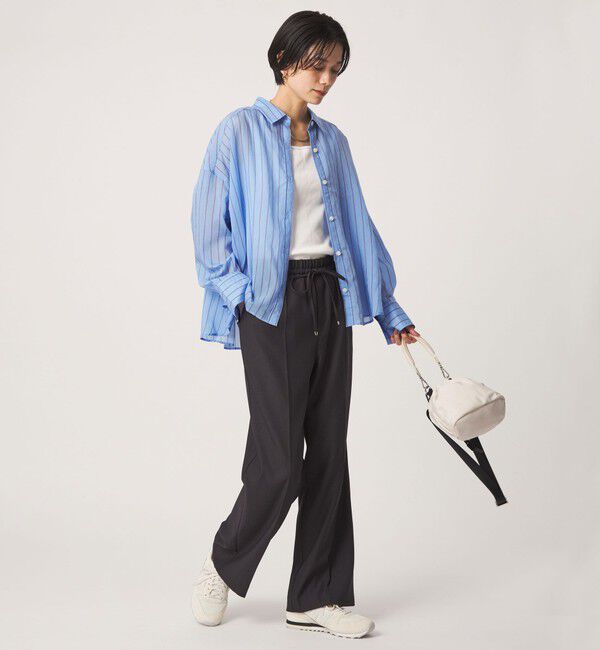 UNITED ARROWS green label relaxing「ニーハイフレアパンツ マシンウォッシャブル ストレッチ 帯電防止」|その他|