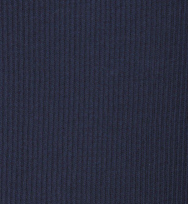 UNITED ARROWS green label relaxing「＜1_OF MINE＞リブ クルーネック 5分袖 ニット プルオーバー マシンウォッシャブル」|ニット・セーター|