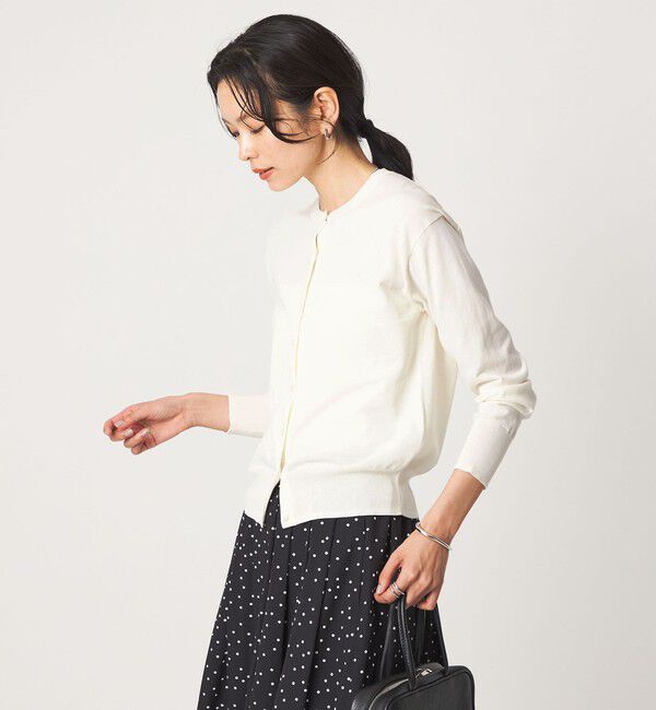 UNITED ARROWS green label relaxing「＜1_OF MINE＞クルーネック ニット カーディガン マシンウォッシャブル」|カーディガン|