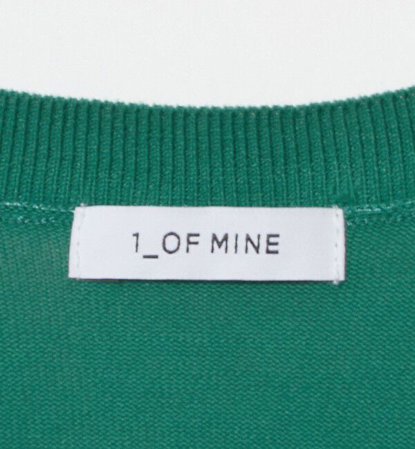 UNITED ARROWS green label relaxing「＜1_OF MINE＞クルーネック ニット カーディガン マシンウォッシャブル」|カーディガン|