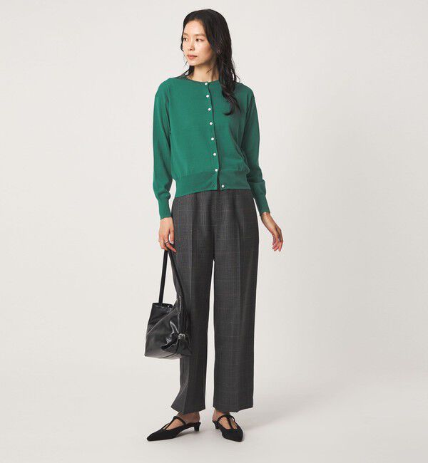 UNITED ARROWS green label relaxing「＜1_OF MINE＞クルーネック ニット カーディガン マシンウォッシャブル」|カーディガン|