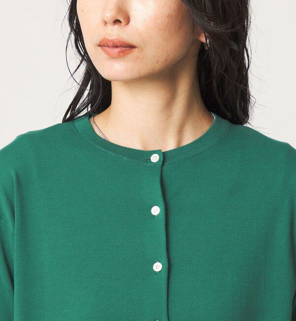 UNITED ARROWS green label relaxing「＜1_OF MINE＞クルーネック ニット カーディガン マシンウォッシャブル」|カーディガン|