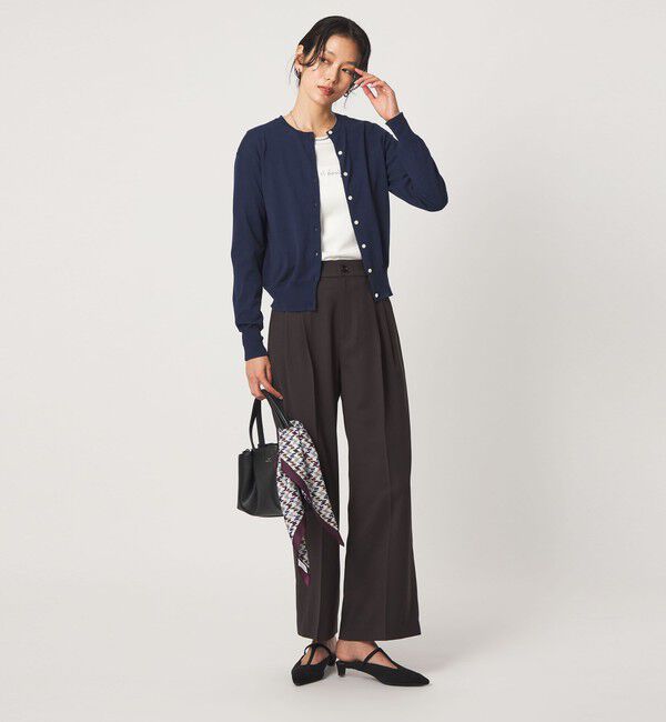 UNITED ARROWS green label relaxing「＜1_OF MINE＞クルーネック ニット カーディガン マシンウォッシャブル」|カーディガン|