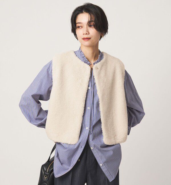 UNITED ARROWS green label relaxing「ボア ベスト」|ベスト・ジレ|
