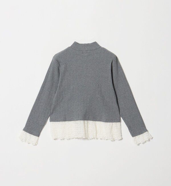 UNITED ARROWS green label relaxing「チュール レース コンビ プルオーバー / キッズ 140cm-160cm」|Tシャツ・カットソー|