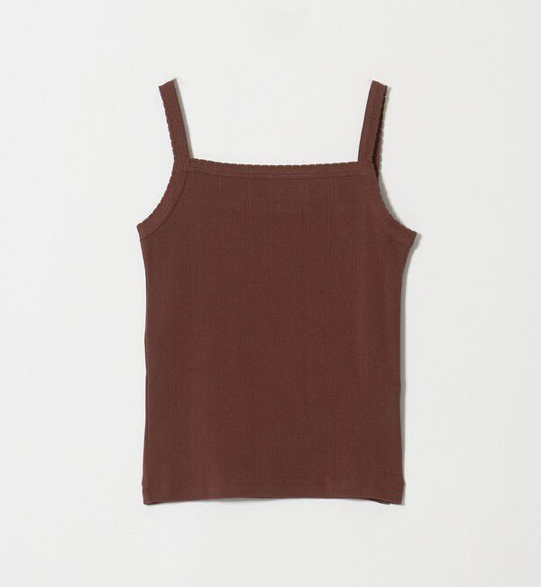 BEAUTY&YOUTH UNITED ARROWS「コットン パターンメッシュ キャミソール」|タンクトップ|