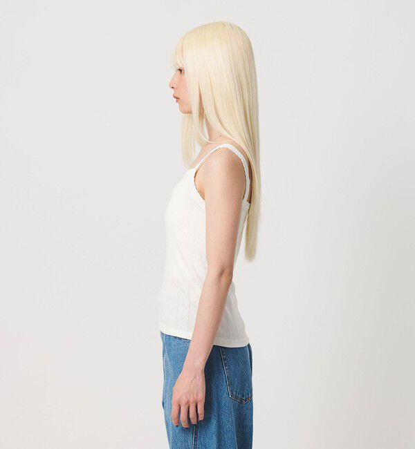BEAUTY&YOUTH UNITED ARROWS「コットン パターンメッシュ キャミソール」|タンクトップ|