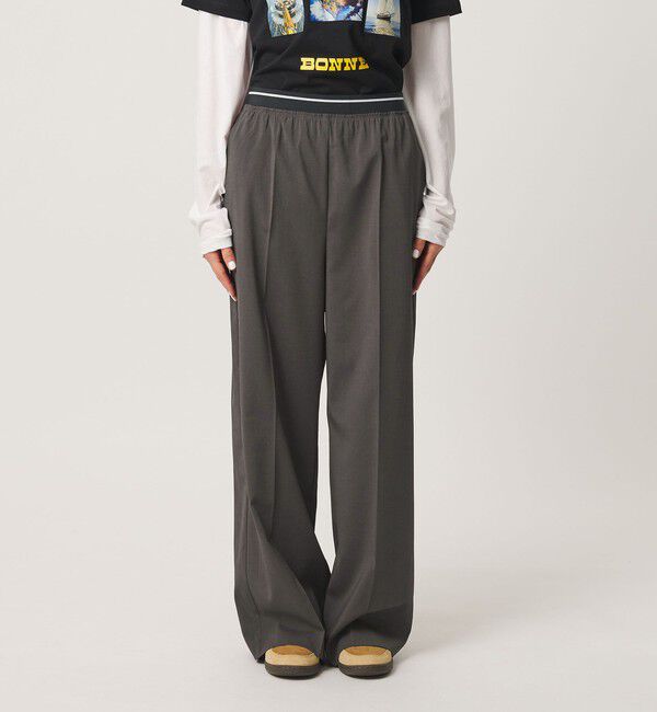 BEAUTY&YOUTH UNITED ARROWS「ラインゴム ワイドパンツ ウォッシャブル 防シワ」|その他|