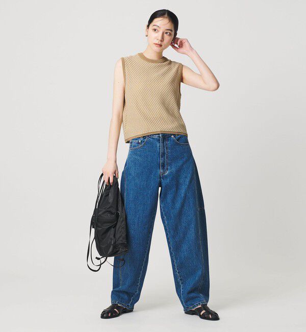 BEAUTY&YOUTH UNITED ARROWS「コットンポリエステル ジャガード 2WAYニットベスト  ウォッシャブル」|ベスト・ジレ|