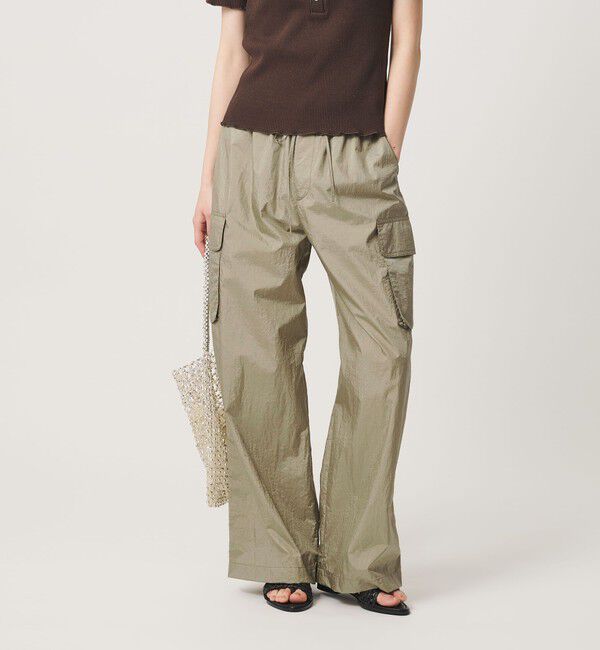 BEAUTY&YOUTH UNITED ARROWS「ナイロン ドローストリング カーゴパンツ」|カーゴ|BEIGE