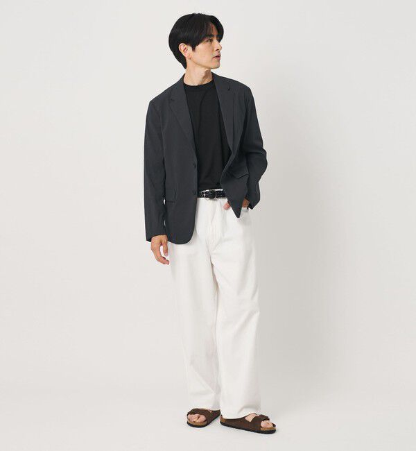 BEAUTY&YOUTH UNITED ARROWS「MIXTURE ナイロン コンフォート ジャケット ヨコストレッチ 撥水機能 ウォッシャブル セットアップ対応」|テーラードジャケット|