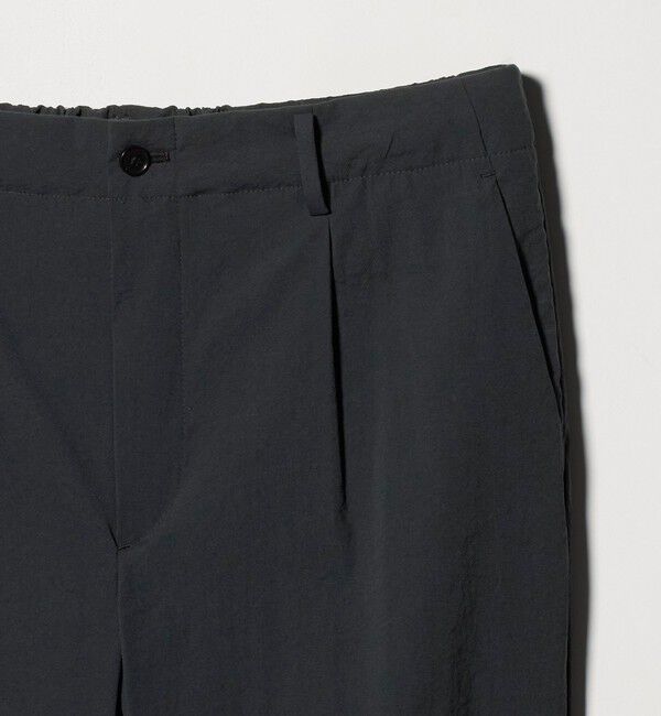 BEAUTY&YOUTH UNITED ARROWS「MIXTURE ナイロン 1プリーツ テーパード パンツ NO.5 ヨコストレッチ 撥水機能 ウォッシャブル セットアッ」|チノ|