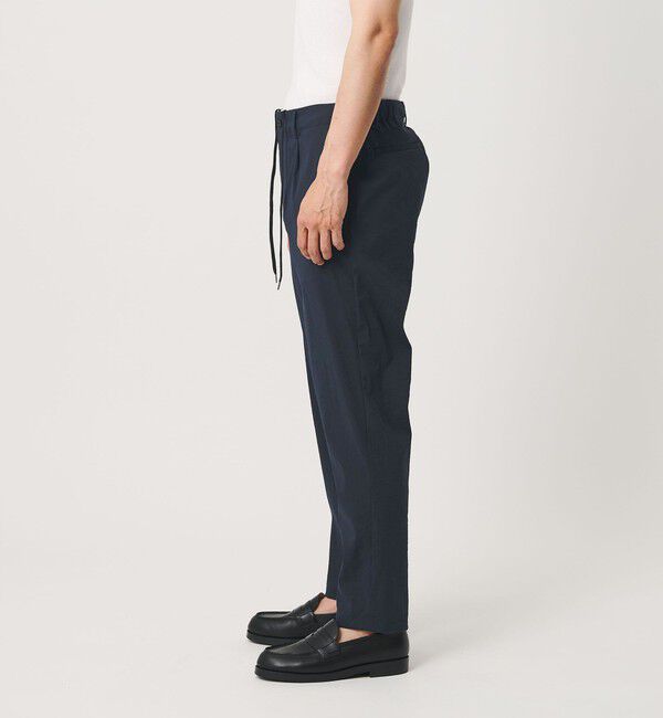 BEAUTY&YOUTH UNITED ARROWS「MIXTURE ナイロン 1プリーツ テーパード パンツ NO.5 ヨコストレッチ 撥水機能 ウォッシャブル セットアッ」|チノ|