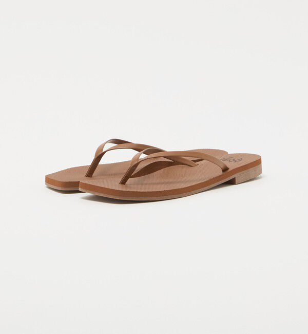 BEAUTY&YOUTH UNITED ARROWS「＜MALVADOS＞スクエアトゥ トング フラットサンダル」|サンダル|