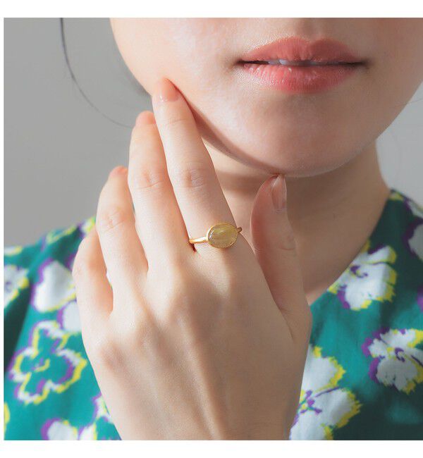 Demi-Luxe BEAMS 「Fruitsjolie / ルチルクォーツ リング」|リング|