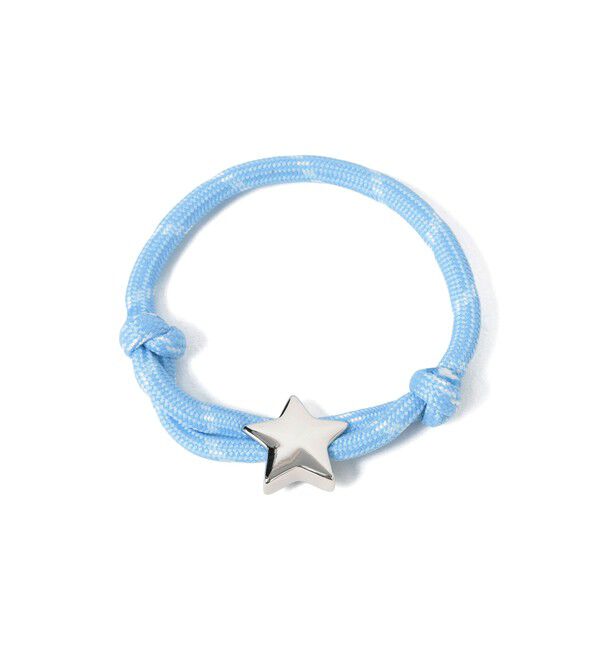 Ray BEAMS 「bLicensceLL / スター コード ブレスレット」|ブレスレット・バングル|LIGHT BLUE