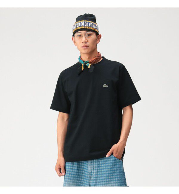 BEAMS「【別注】LACOSTE / バッジ Tシャツ」|Tシャツ・カットソー|
