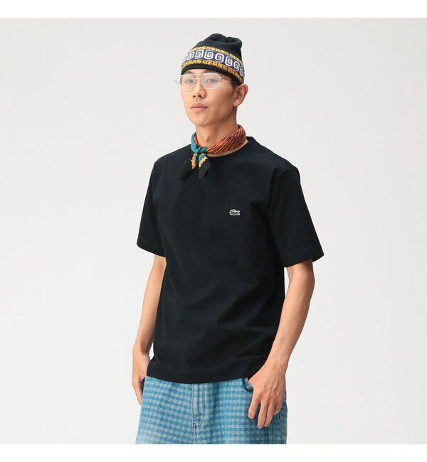BEAMS「【別注】LACOSTE / バッジ Tシャツ」|Tシャツ・カットソー|
