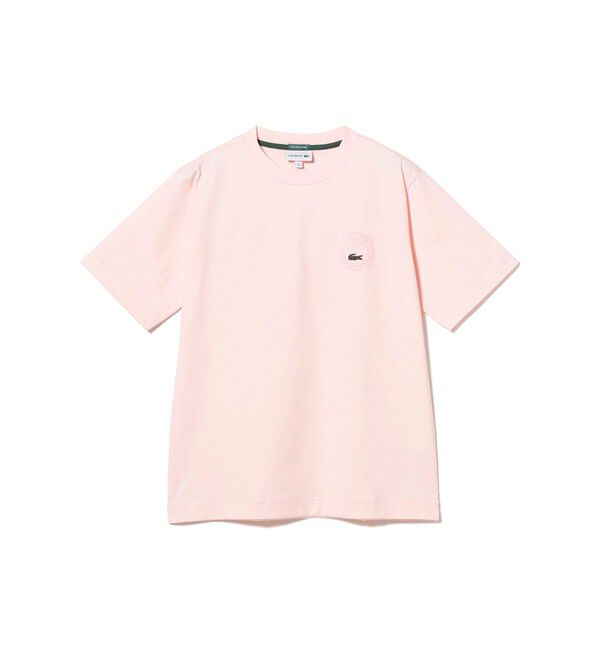 BEAMS「【別注】LACOSTE / バッジ Tシャツ」|Tシャツ・カットソー|