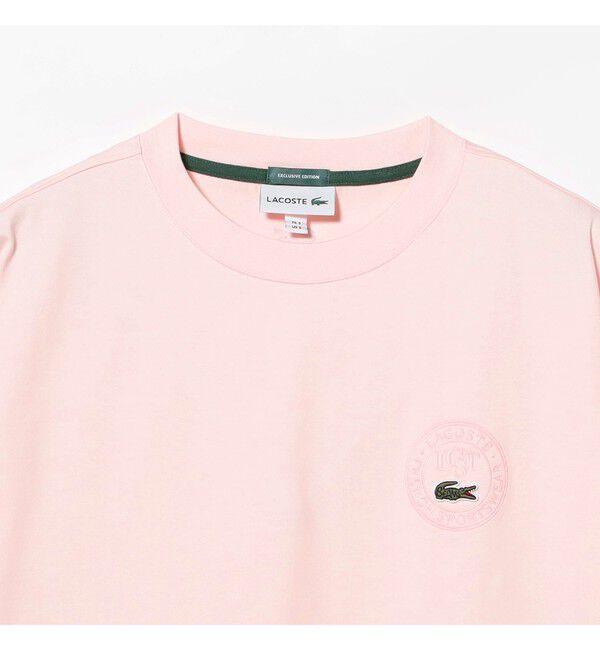 BEAMS「【別注】LACOSTE / バッジ Tシャツ」|Tシャツ・カットソー|
