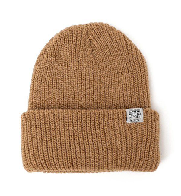 SHIPS KIDS「SUBLIME:リブ ニット ワッチキャップ」|ニット帽|